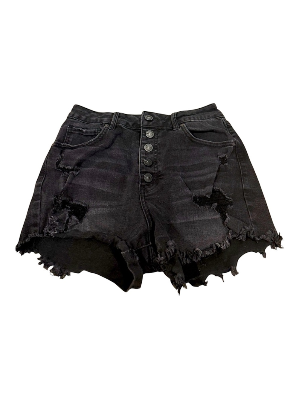 4/$20 - REWASH Black Distressed Women's Shorts - size 3